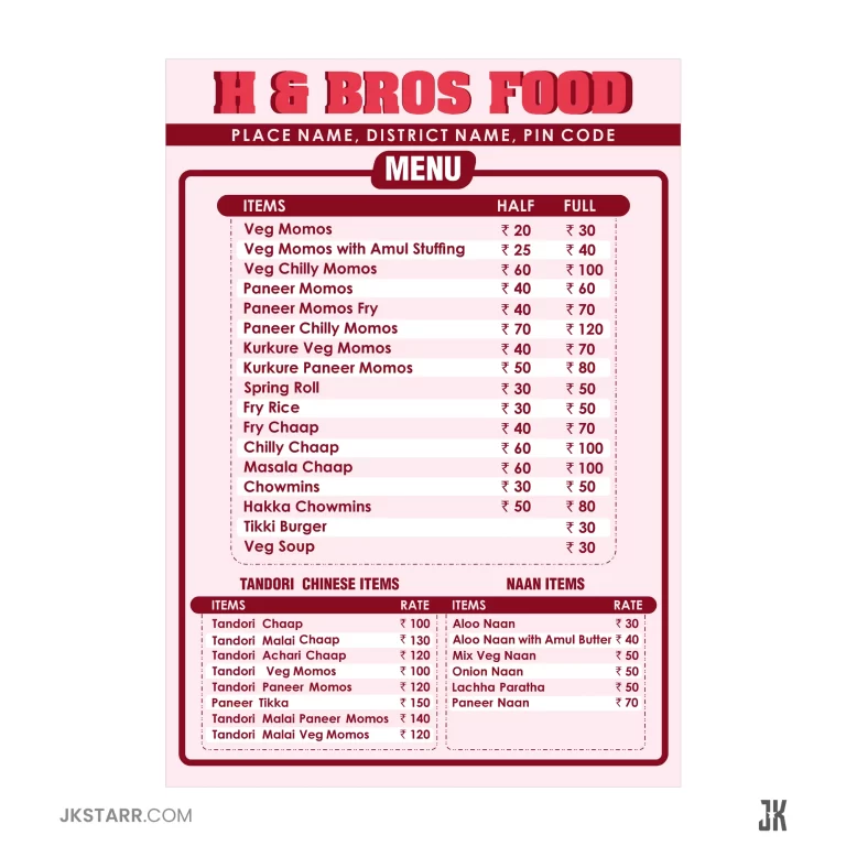 H & Bros Food