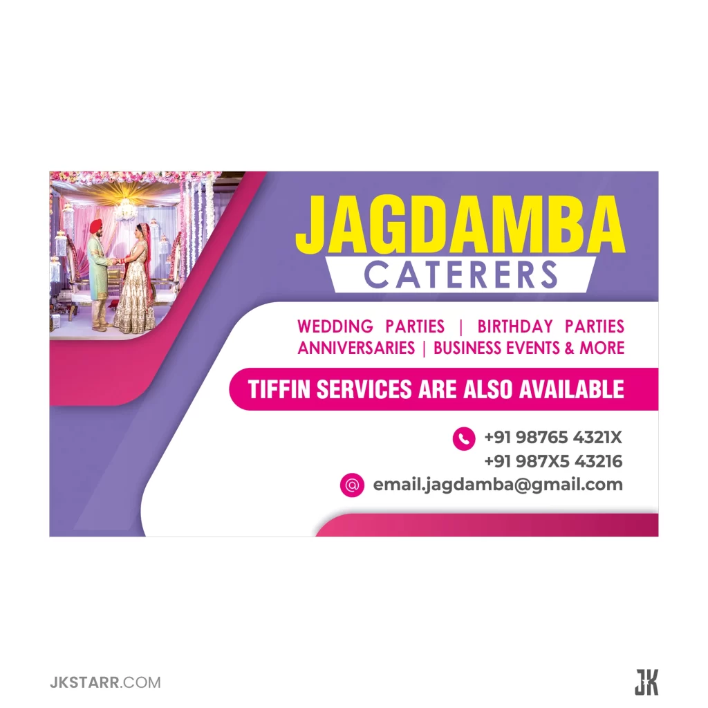 Jagdamba Caterers - Visiting Cards