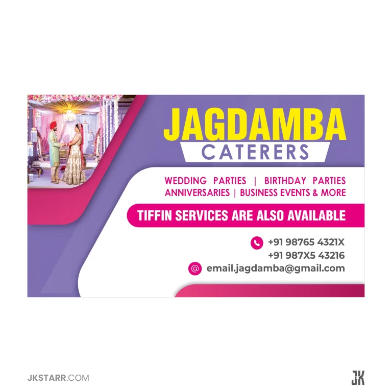 Jagdamba Caterers - Visiting Cards